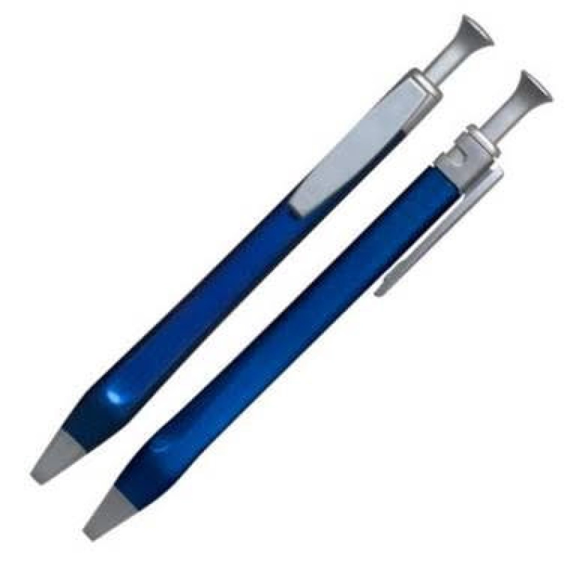 Boligrafo Martin, plastico, con clip plateado