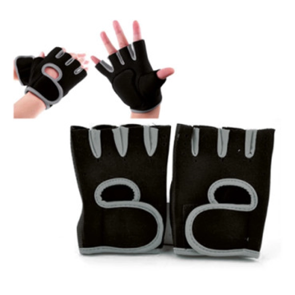 Guantes Gym, en neopreno, 14 x 8 cmts.