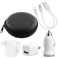 Set Tech, con multiples conectores, en estuche