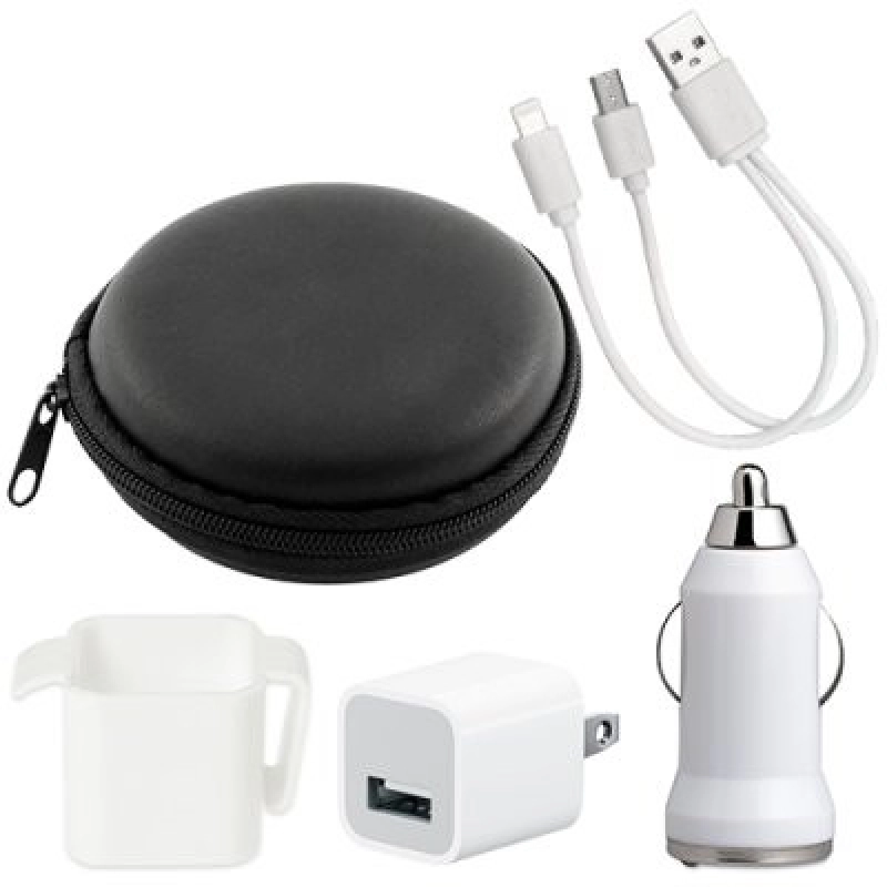 Set Tech, con multiples conectores, en estuche