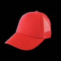 Gorra Ruanda, en Poliester con malla, frente de color, tipo camionero