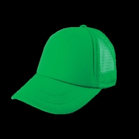 Gorra Ruanda, en Poliester con malla, frente de color, tipo camionero
