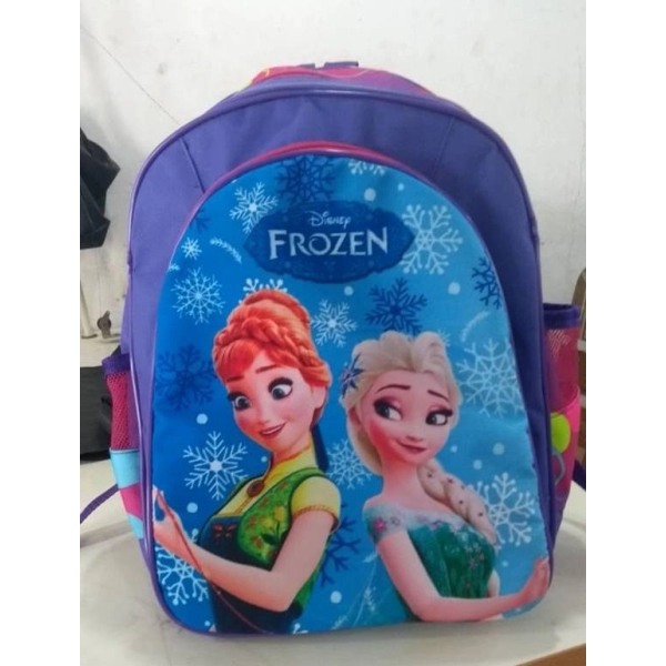 Morral Escolar Frozen, 40 x 30 x 13 cmts