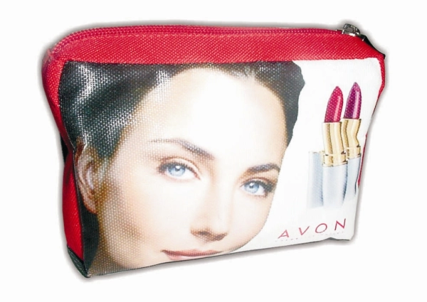 Cosmetiquera Gladiolo, 15 x 10 x 4 cmts, en poliester