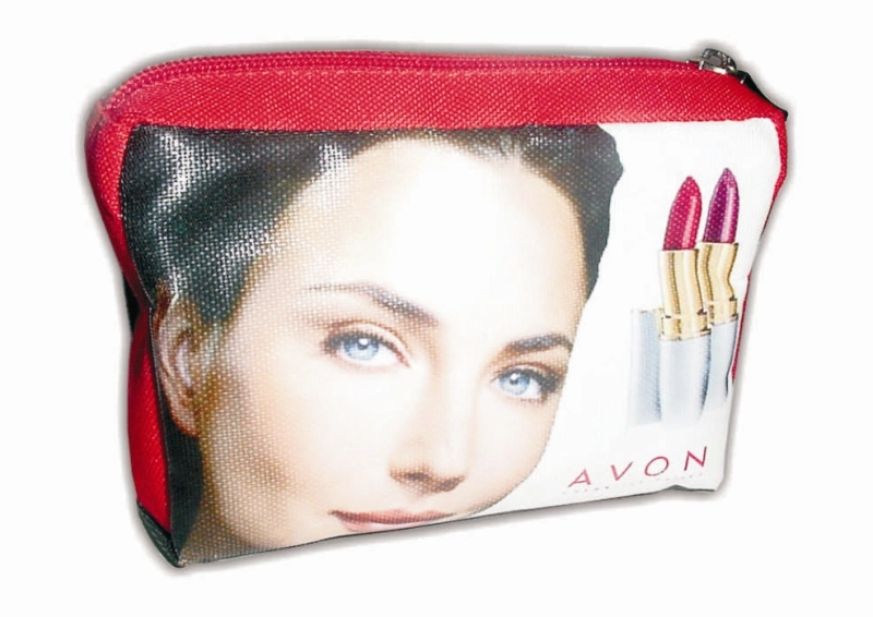 Cosmetiquera Gladiolo, 15 x 10 x 4 cmts, en poliester