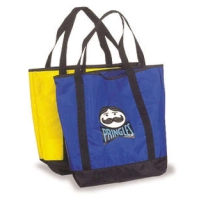 Bolso Puerto Rico, en lona, 26.5 x 35 x 14 cmts