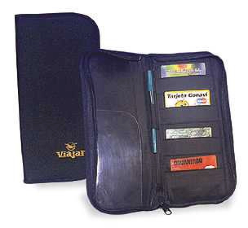 Portadocumentos Hollywood, en imitacion cuero, 15 x 30 x 3.5 cmts