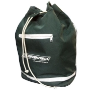 Tula Apalaches, en lona, bolsillo frontal zipper, reata de colgar, 34 x 44 x 21.5 cmts