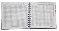 Cuaderno Argollado pasta dura de 17 x 17 cmts