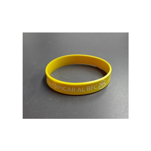 Manilla Continua, en silicona, con logo estampado a uno o varios colores