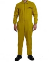 Overol en tela drill de algodón 100%, manga larga