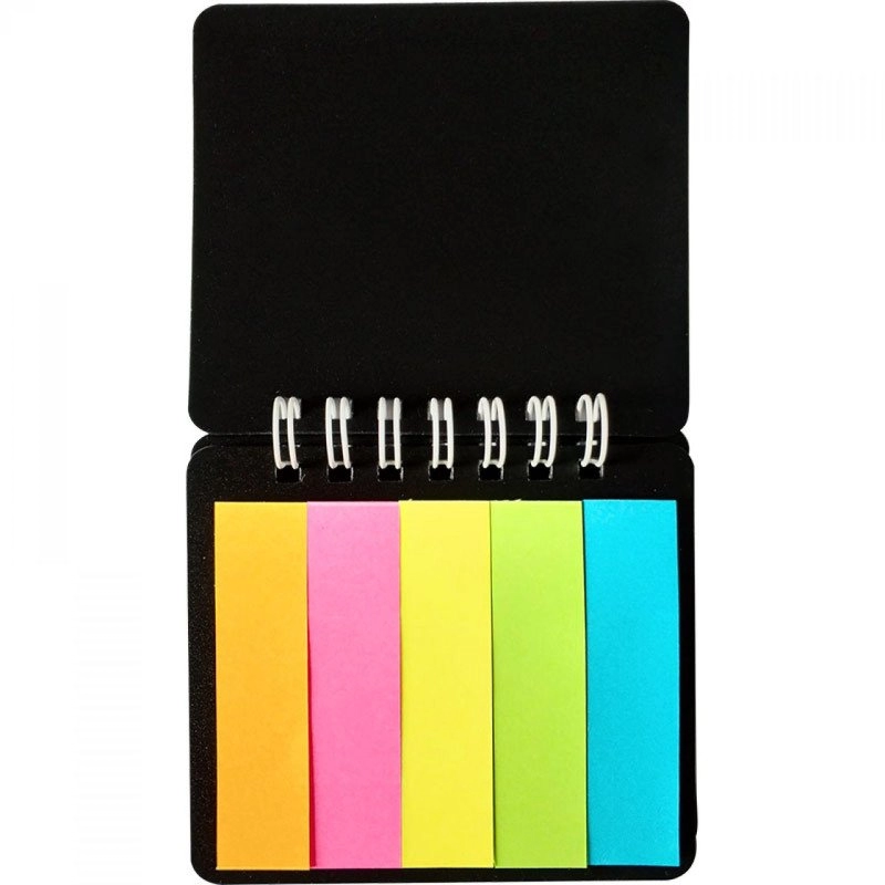 Set Post It Square, argollado, de 8.5 x 8 cmts