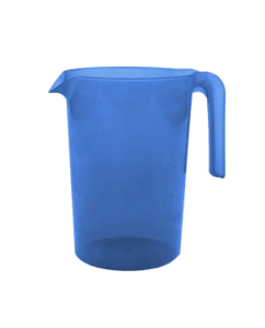 Jarra Redonda, de 1 Litro, de alto 16 y diametro 11.2 cmts, elaborada en PP