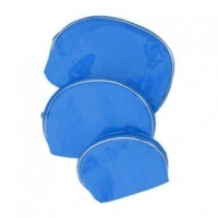 Cosmetiquera 3 en 1, en Charol, en 3 tamaños diferentes, 17.5 x 11.5 la grande