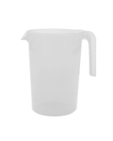 Jarra Redonda, de 1 Litro, de alto 16 y diametro 11.2 cmts, elaborada en PP