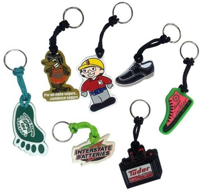 Llaveros Microinyectados en alto relieve